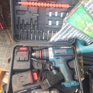 Drill with Drill Bits, Case, and Battery, Multipurpose
